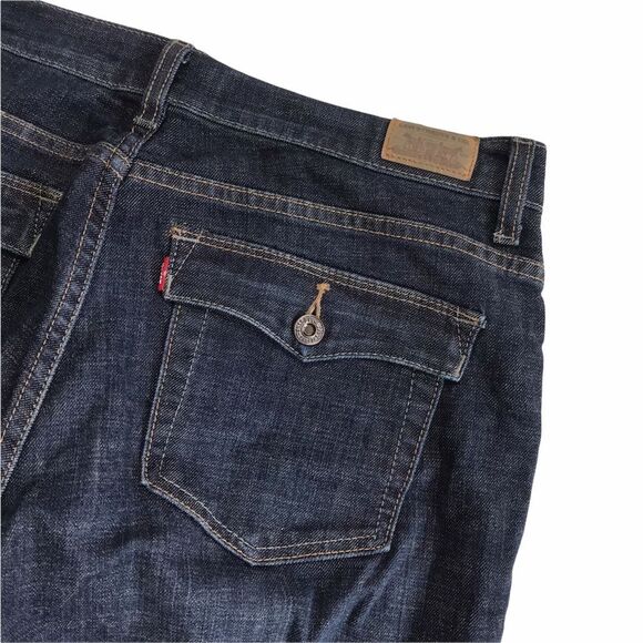 Levi’s Perfectly Slimming Boot Cut 512 Blue Jeans Flap Pockets 14P - Picture 6 of 14